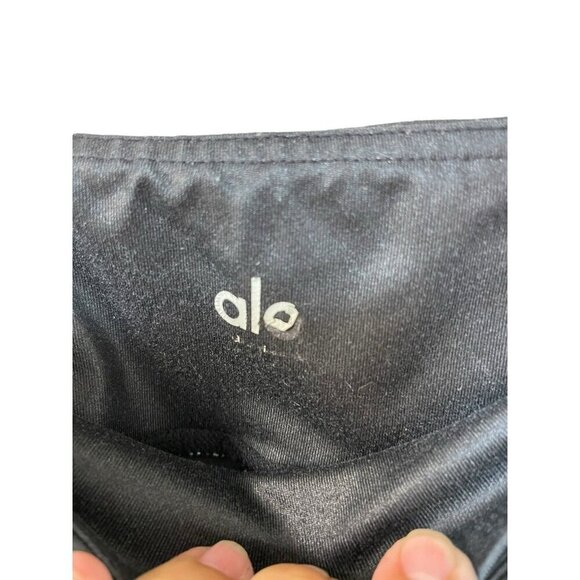 ALO Yoga Gypset Goddess Multicolor Butterflies Glossy Print Leggings Size Medium - Picture 4 of 7